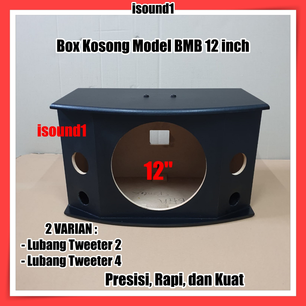 BOX SPEAKER KOSONG 12 INCH 12" 12IN 12INCH MODEL BOK BMB