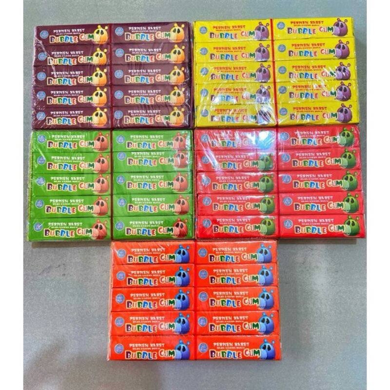 

(VARIAN RANDOM) permen Karet Bubble gum aneka buah Box isi 10 pcs