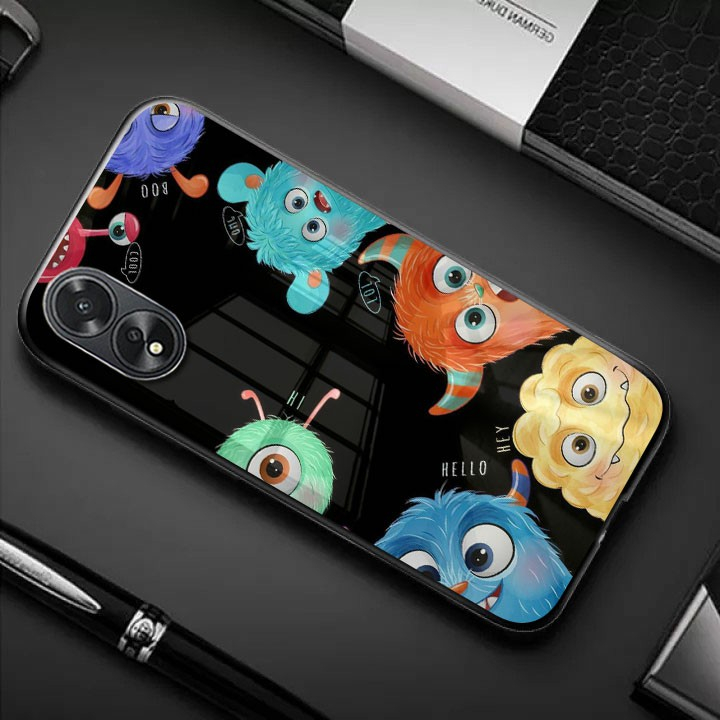 (GC 137) Softcase kaca Oppo A38 - kesing hp Oppo A38 - Case Oppo A38 - Casing Oppo A38 - Silikon hp 