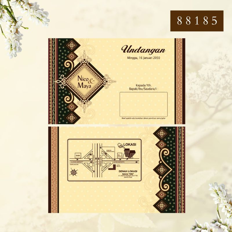 

undangan pernikahan atau khitanan