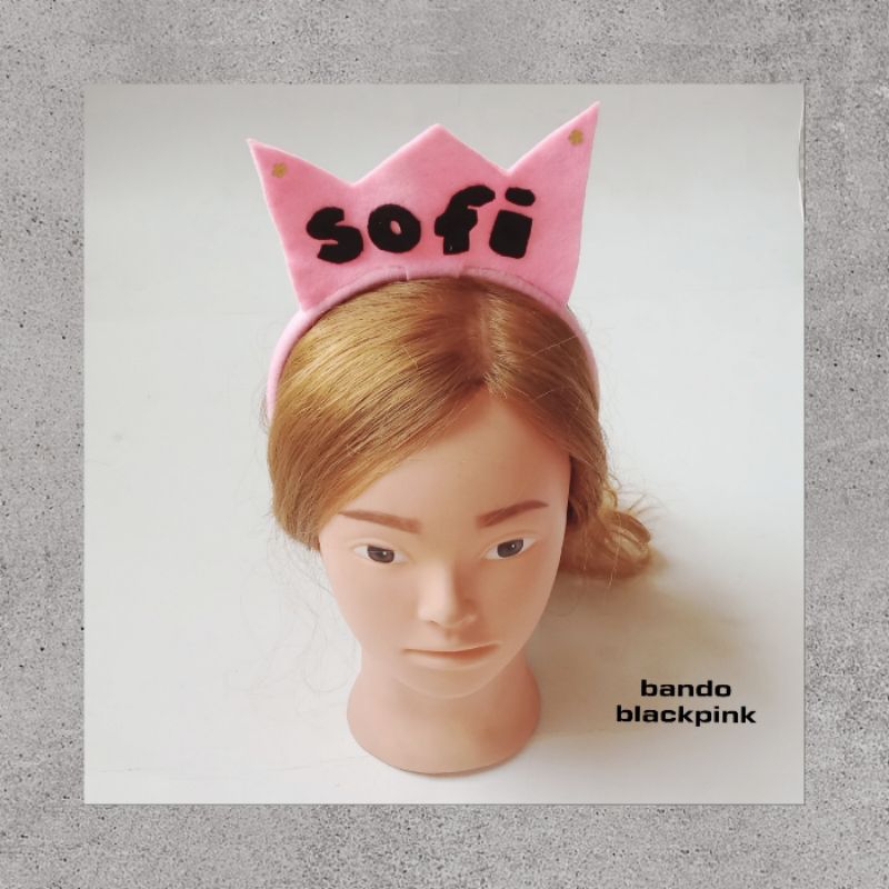 bando flanel blackpink nama