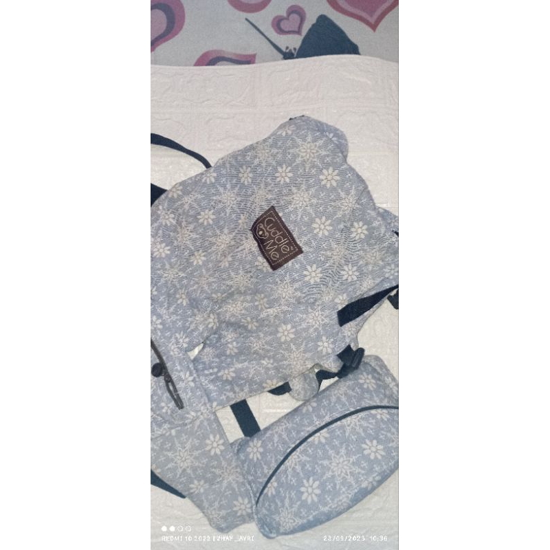 GENDONGAN-PreeLove-Merk-ULTIMO-CUDDLEME-MOTIF-TRUNTUM-BLUE
