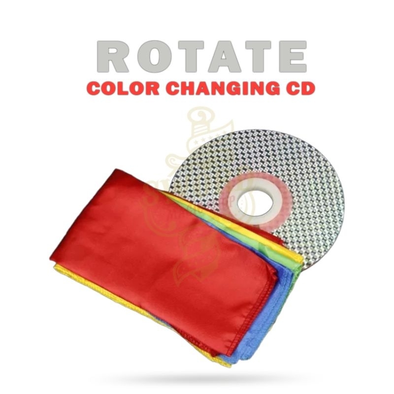 Alat Sulap Rotate Color Changing CD - Color Changing CD - Sulap CD Berubah Warna - Toko Sulap - Swor
