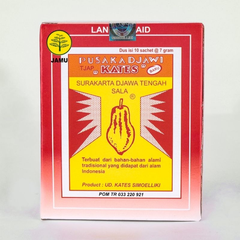 Jamu Lancar Haid Cap Kates Simoelliki ( Isi 10 Sachet )