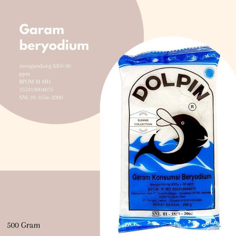 

Garam Beryodium Dolpin Dolphin2 500 Gram