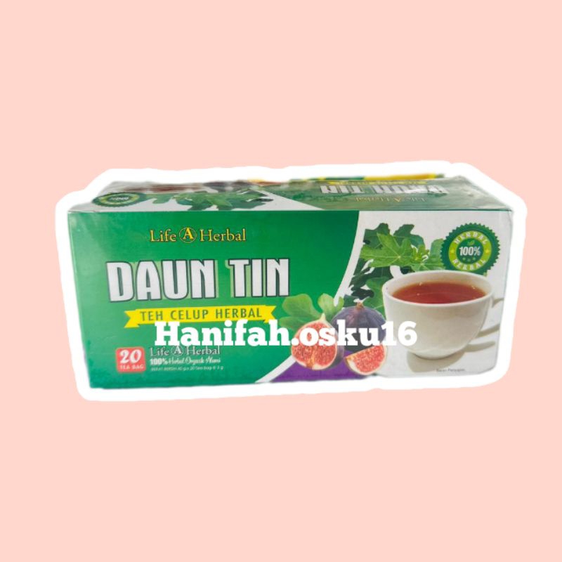 

Teh Celup Daun Tin 20 bag