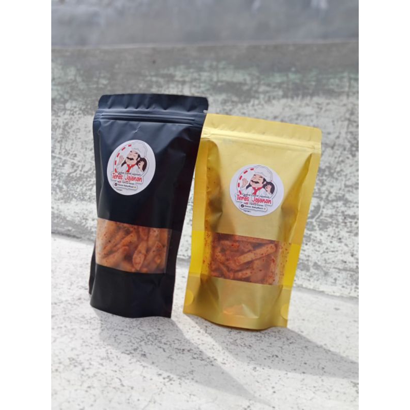 

BASRENG/BASO GORENG PEDAS DAUN JERUK & ORIGINAL ASIN GURIH ISI 250GR