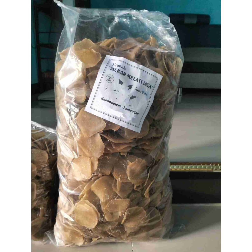 

KERUPUK MENTAH MERK MELATI ASLI LAMONGAN 1KG
