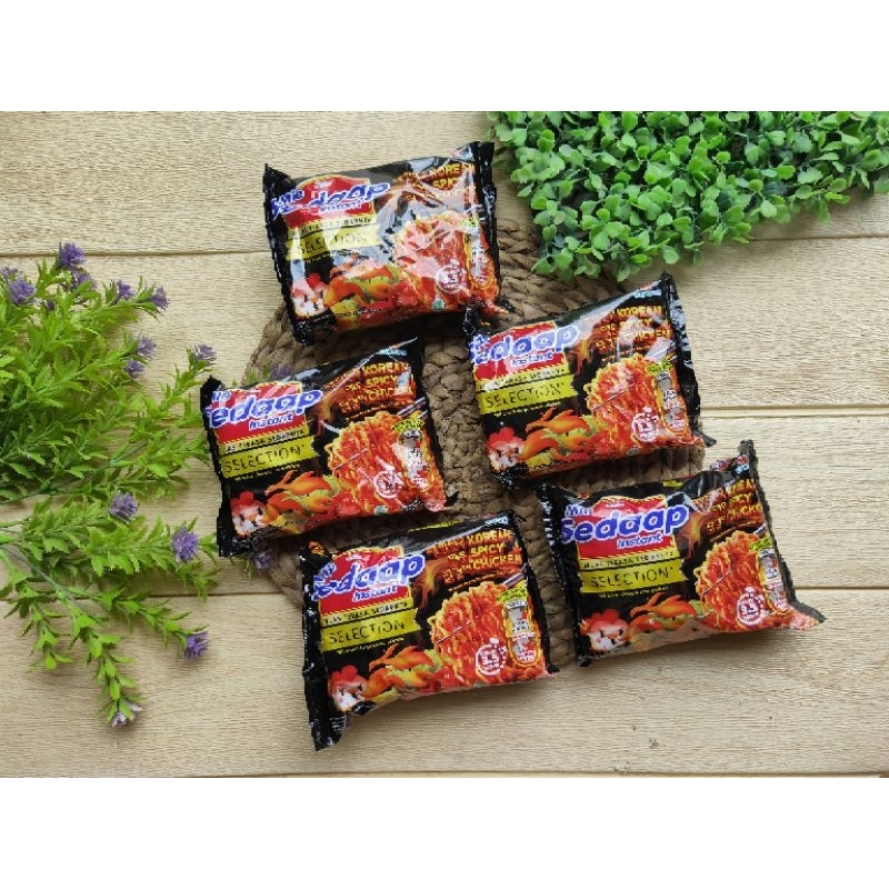 

Paket Mie Sedaap goreng Korean Spicy Chicken