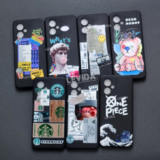 Mac04 Case Gambar Motif lucu Soft Case Black Realme X Realme Xt