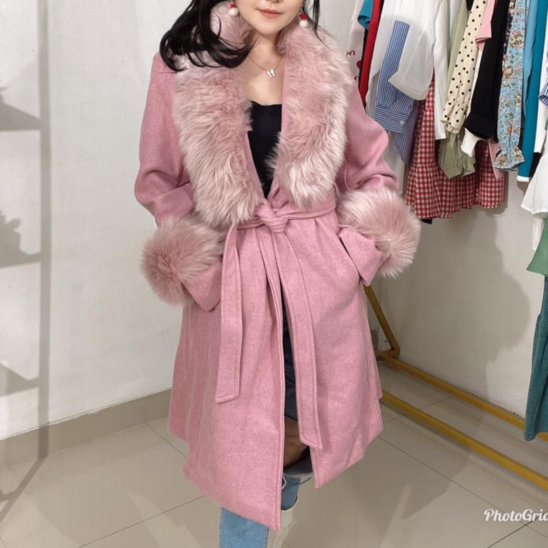 Coat Fur Winter Korean Fashion