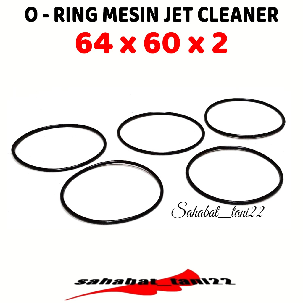 Oring mesin jet cleaner 64 x 60 x 2 klep oring jet cleaner cuci steam