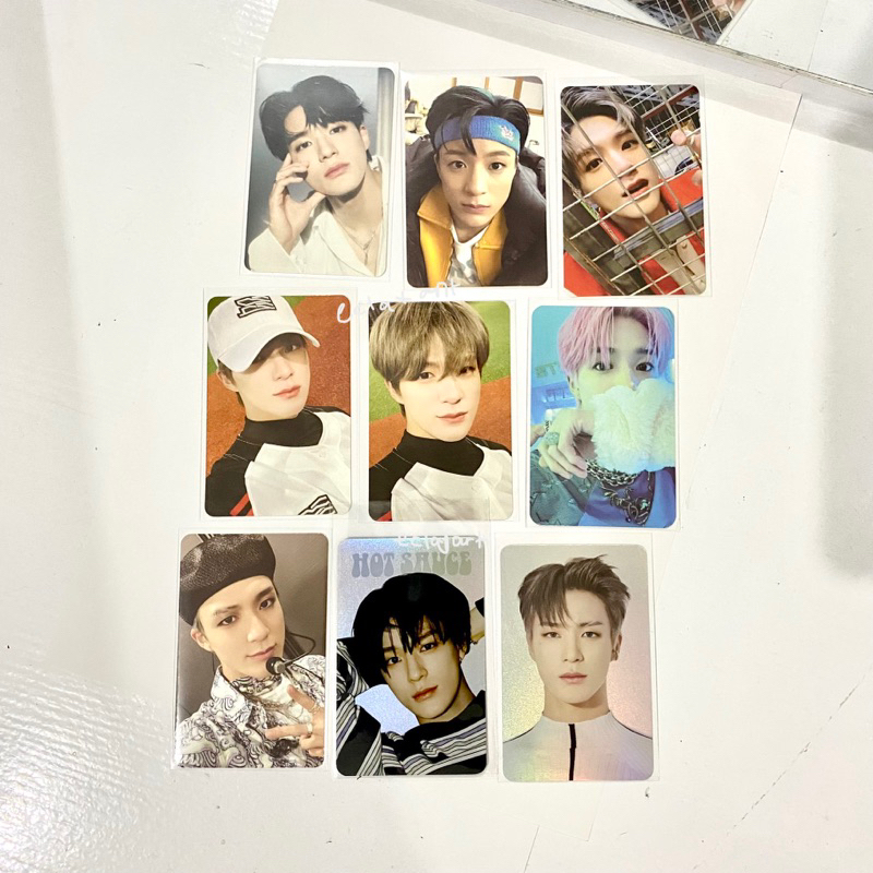 TAKE ALL ONLY JENO PHOTOCARD BASEBALL GLITCH MODE UNIVERSE HOT SAUCE PC