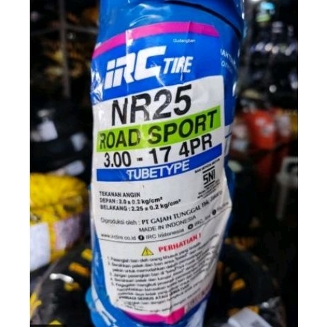Ban luar 300 17 nr25 nr 25 irc non tubeless