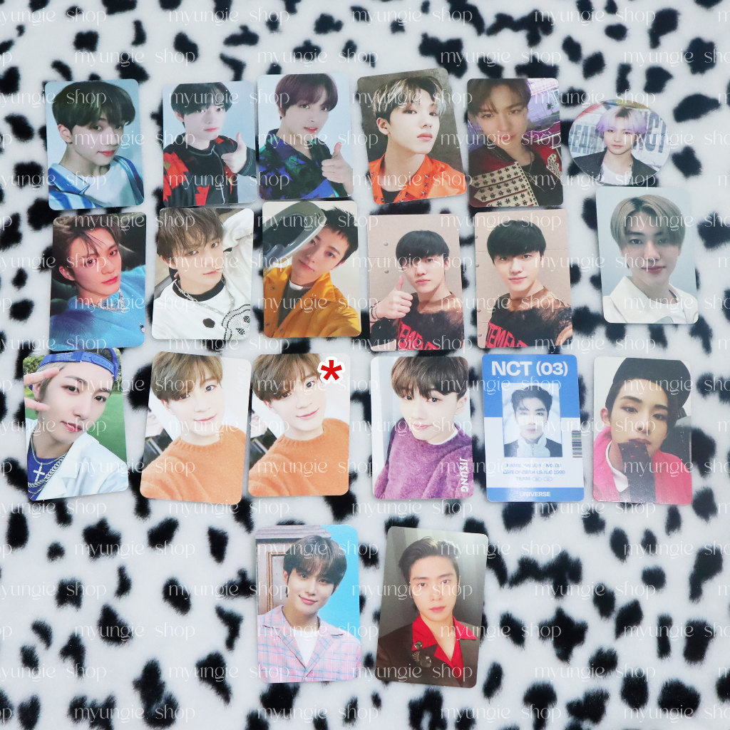 CLEARSALE 10.10 PC NCT Jisung Chenle Haechan jeno Jaemin Renjun Jaehyun Jungwoo Xiaojun Yizhiyu Real