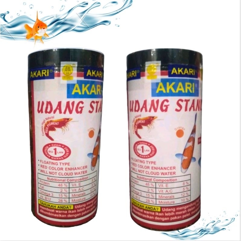 Makanan ikan arwana louhan AKARI AA UDANG STANDAR 40gr