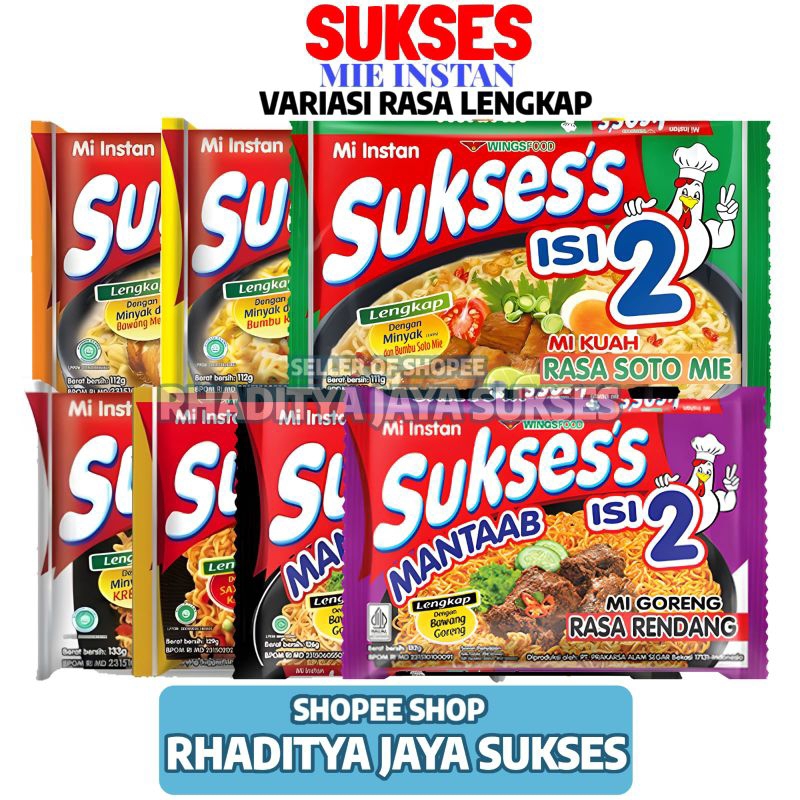 

Mie Sukses Isi 2 All Varian Rasa