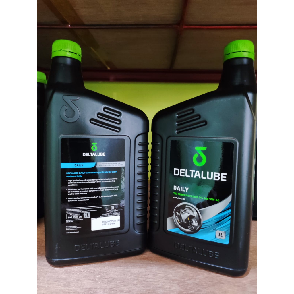 Oli Deltalube Daily 10w-40 / Oli Motor Manual / Motor Bebek / 0.8lt & 1lt