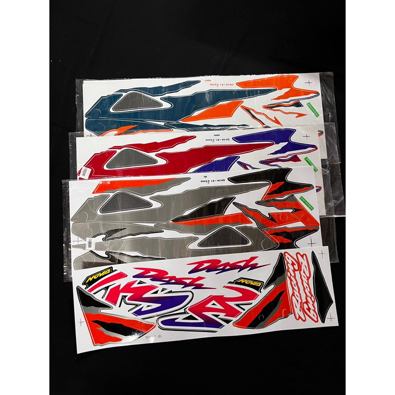 striping honda nova dash RS original kodak paper thailand sticker nova dash 125 striping kodak paper