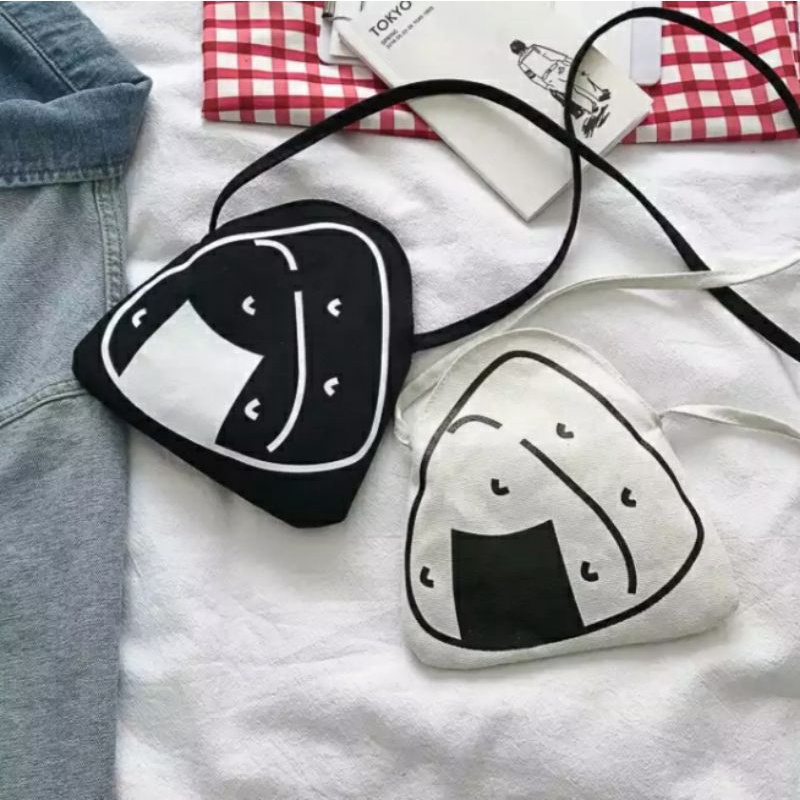 TASNOVAKU - ZIGGY Tas selempang mini Onigiri Korea