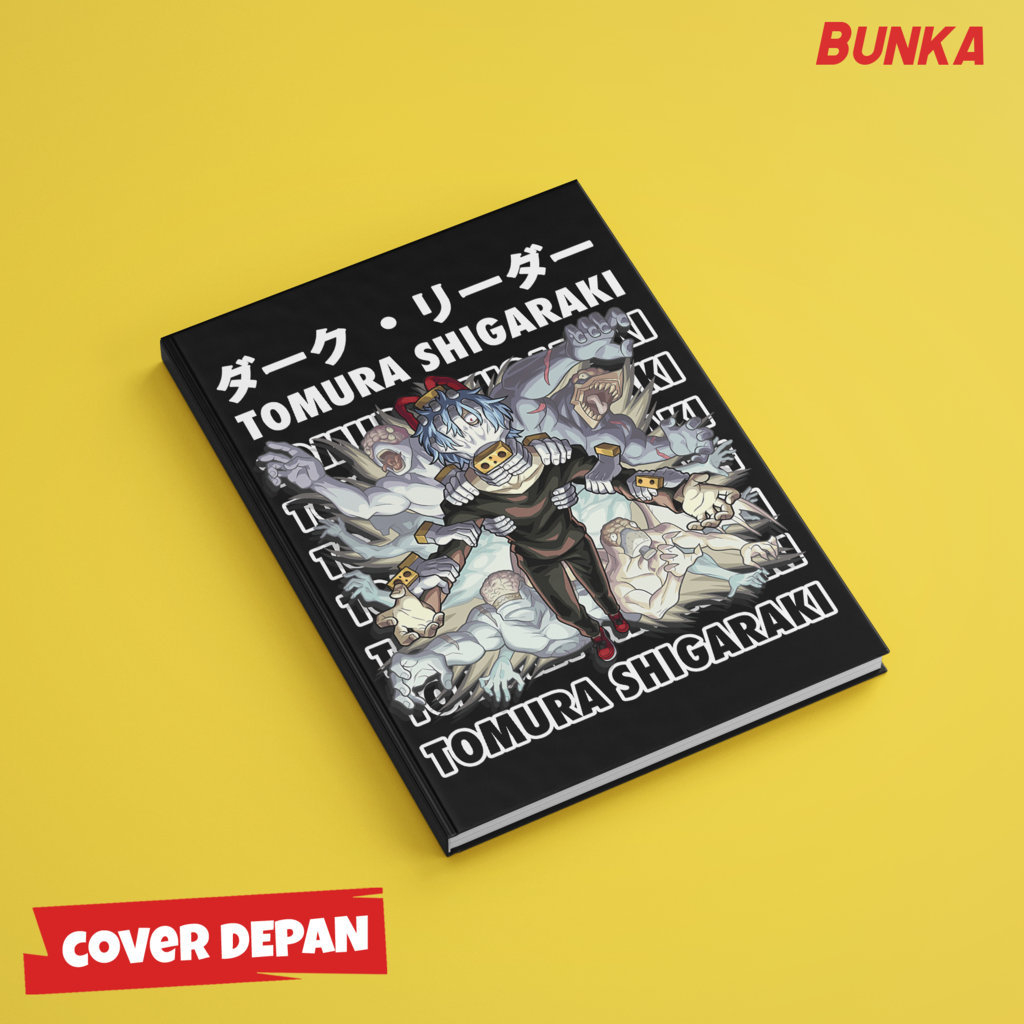 

Note Book Aesthetic Anime Boku no Hero Academia Tomura Shigarki Design Hardcover A5 Buku Tulis Catatan Notes Agenda Planner Jurnal vintage buku catatan story book kado anniversary valentine cowok cewek murah