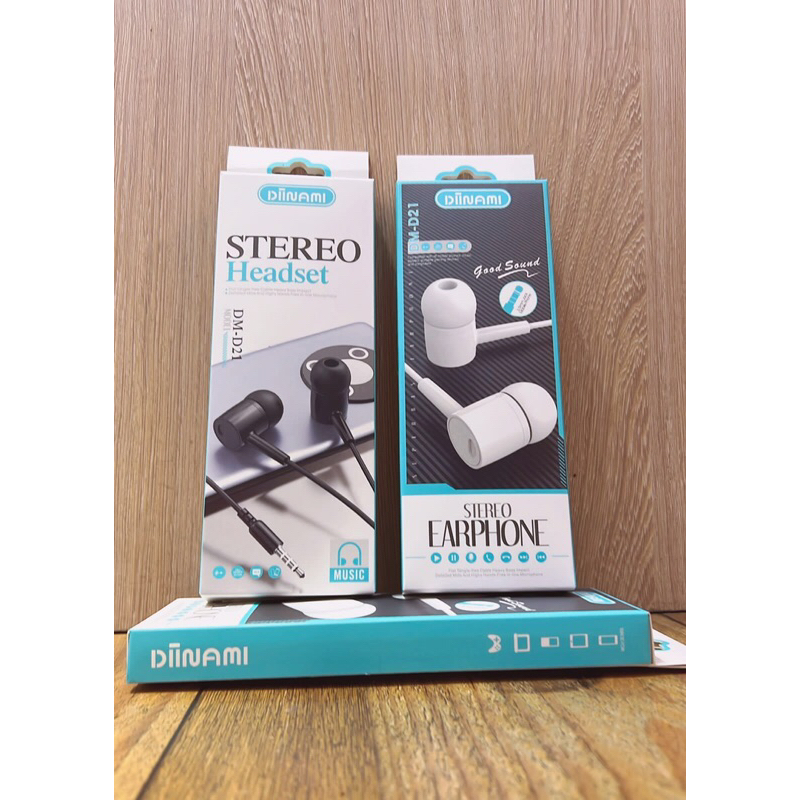 Earphone Diinami /D21 Stereo New Produk Diinami
