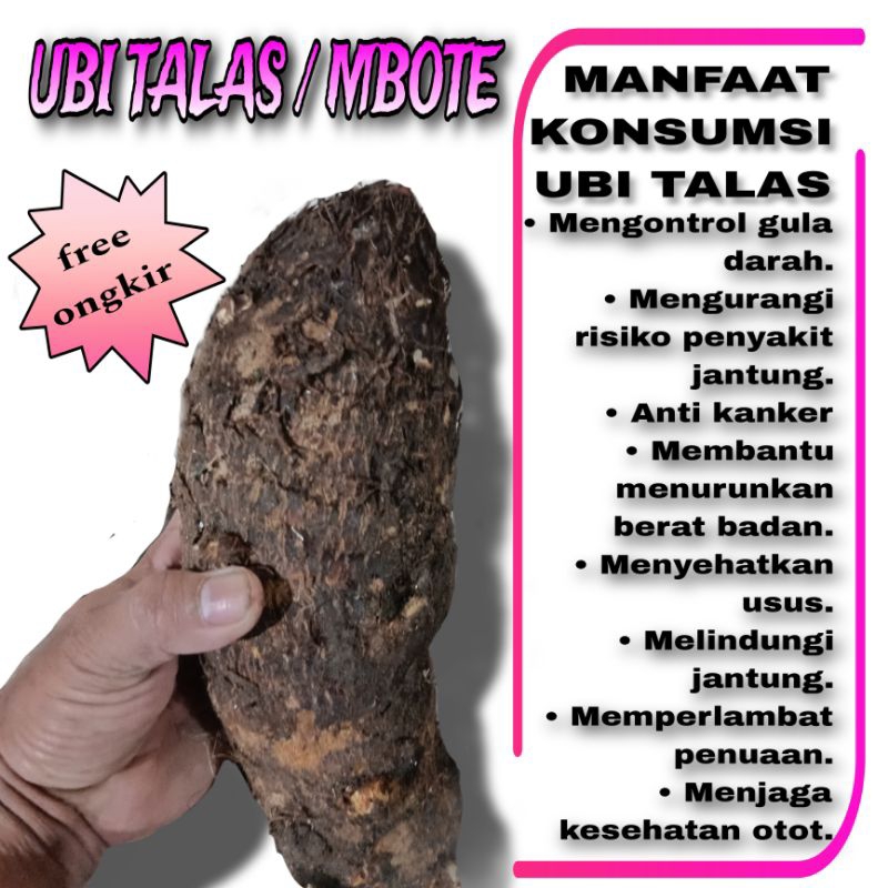 

Ubi Talas Mbote Entik Super Segar 1kg