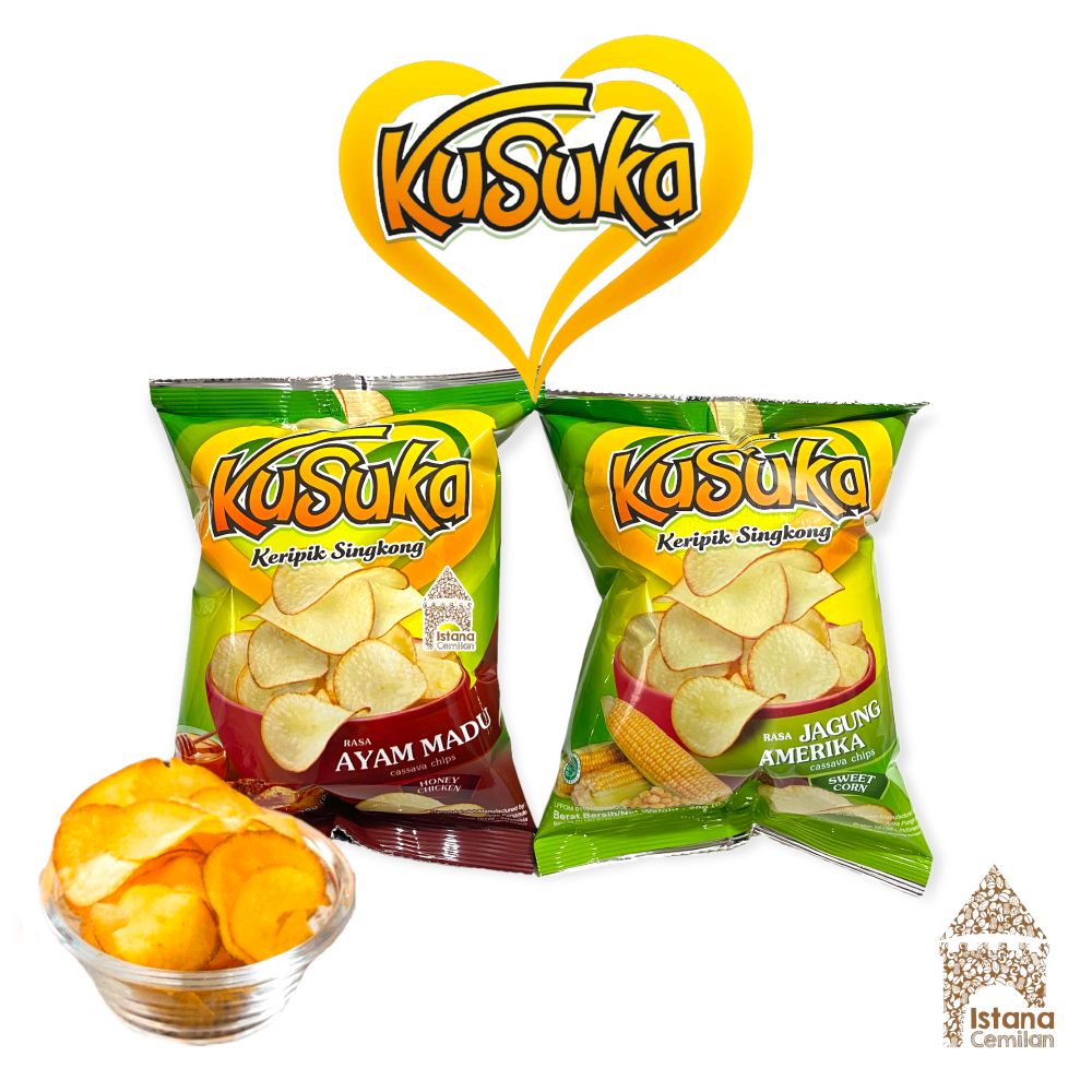 Kusuka Keripik Singkong MINI Jagung Amerika / Ayam Madu 20 Gram