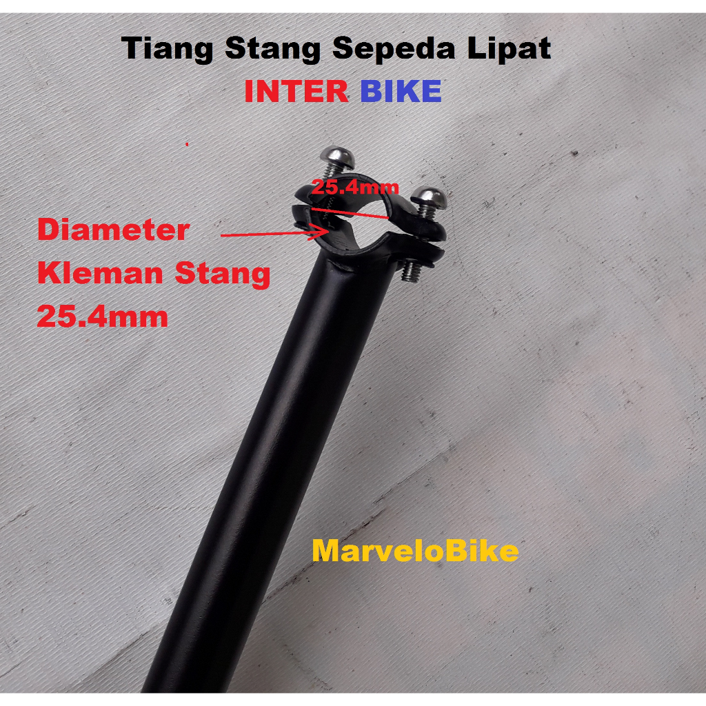 Head Stem Tiang Stang Sepeda Lipat Standar 25.4mm Inter