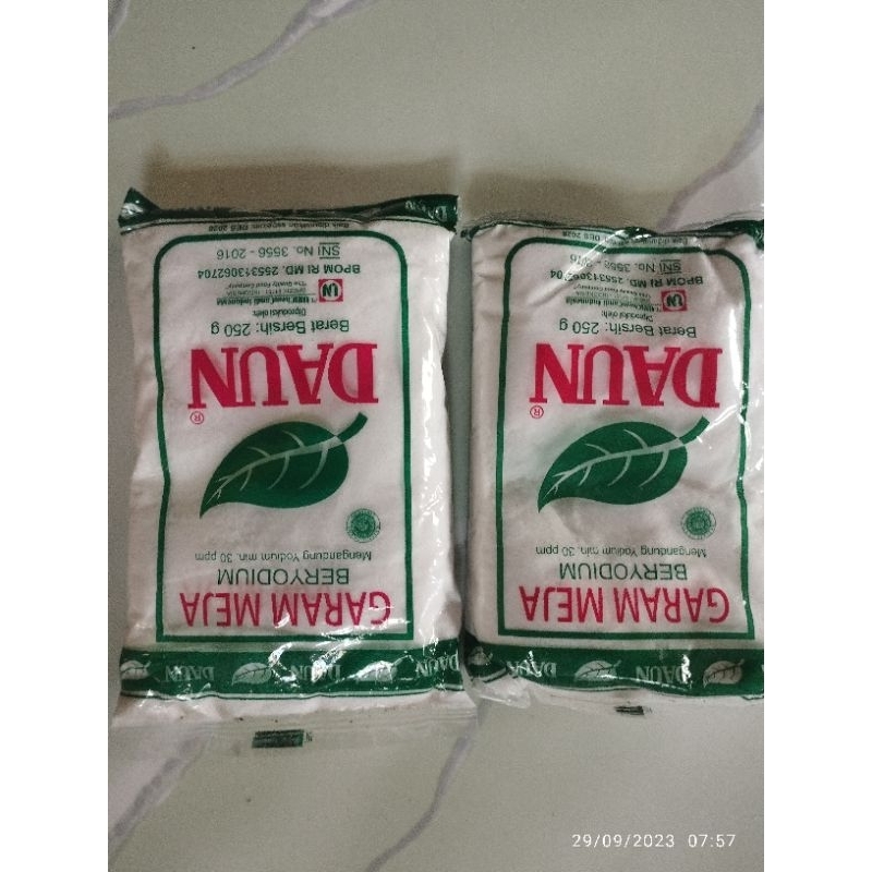 

garam daun penambah rasa makanan