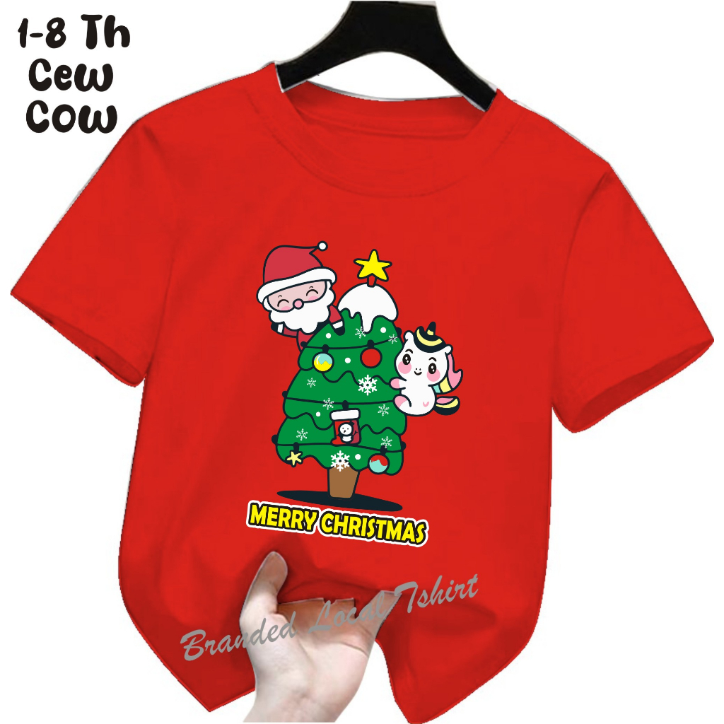 Promo Kaos Natal Pohon Anak Anak  Murah Jual kaos natal Harga Terbaik & Termurah 2025 Kaos Anak Anak