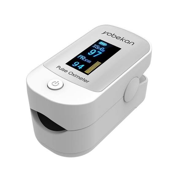 Pulse Oximeter Yobekan Fingertip Pulse Oxymeter Saturasi Oksigen O2 Yobekan