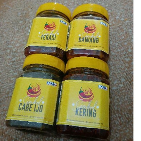 

Grosir 50 pcs sambal bawang/ sambal ijo/ Sambal trasi