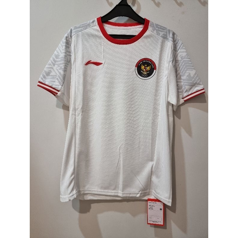 JERSEY PLAYING KIT TIM INDONESIA ASIAN GAMES 2022 HANGZHOU ORIGINAL (PUTIH)