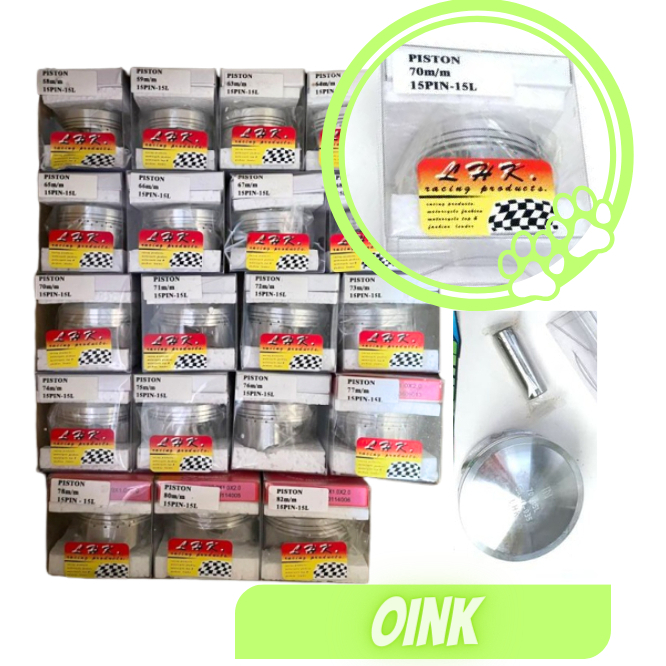 Piston LHK Seher Kit Set 67 68 69 70 71 72 74mm Pin 15 Pen 15 LHK ori