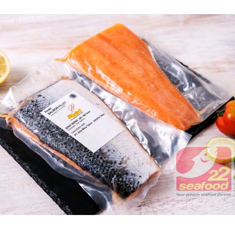 

Ikan Salmon Fillet 500 Gram Ekor / Salmon Atlantik / Salmon Salar / Seafood 22