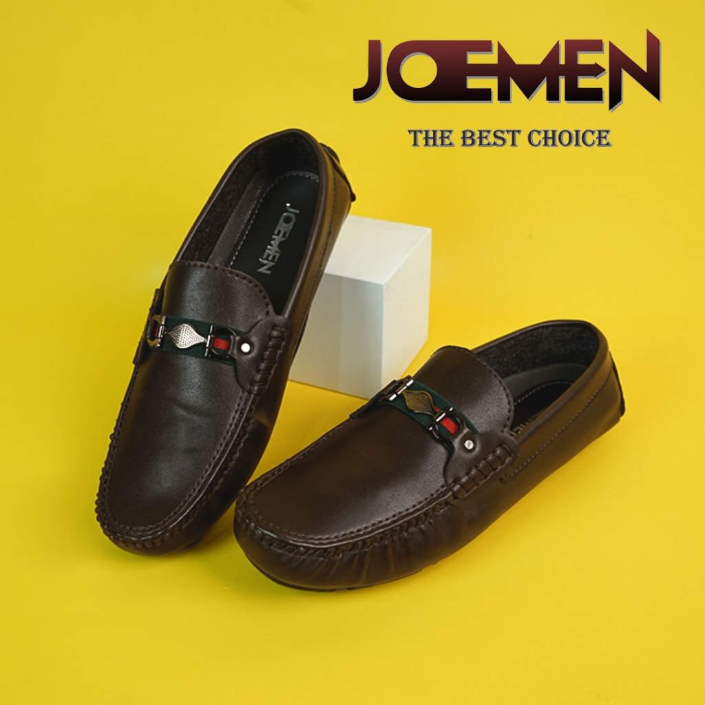 Sepatu JOEMEN JOE-03 Slip On Fantovel Loafers Pria Kekinian 100%