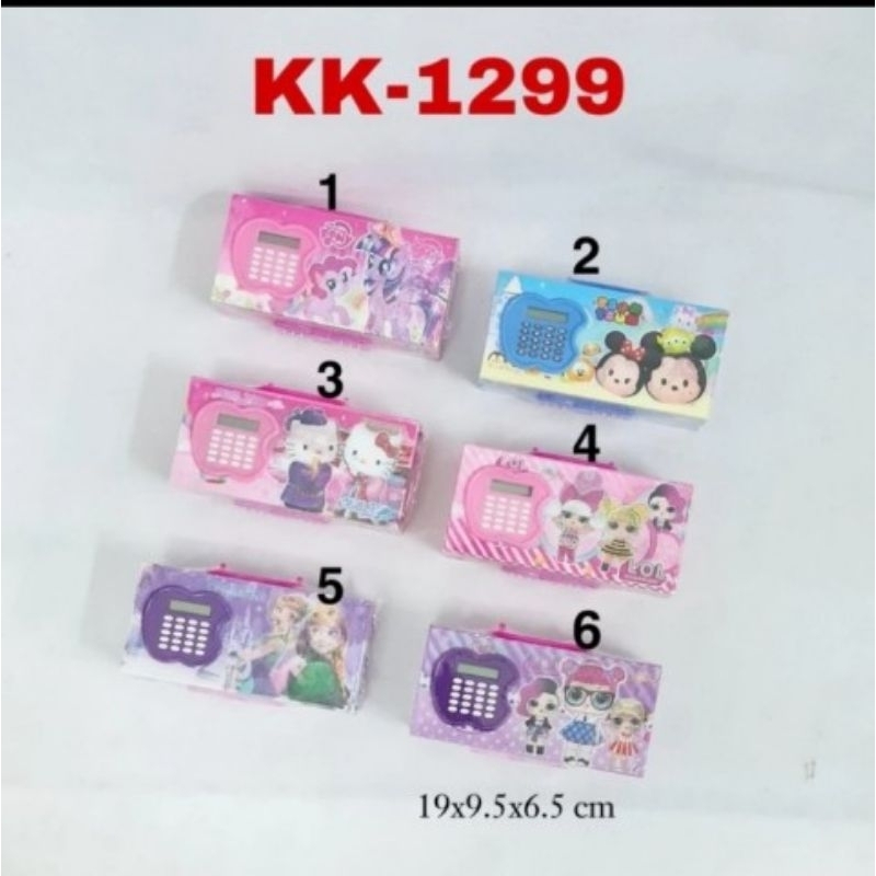 

SJS kotak pensil karton 3 susun kalkulator/tempat pensil/pencil case-bebas