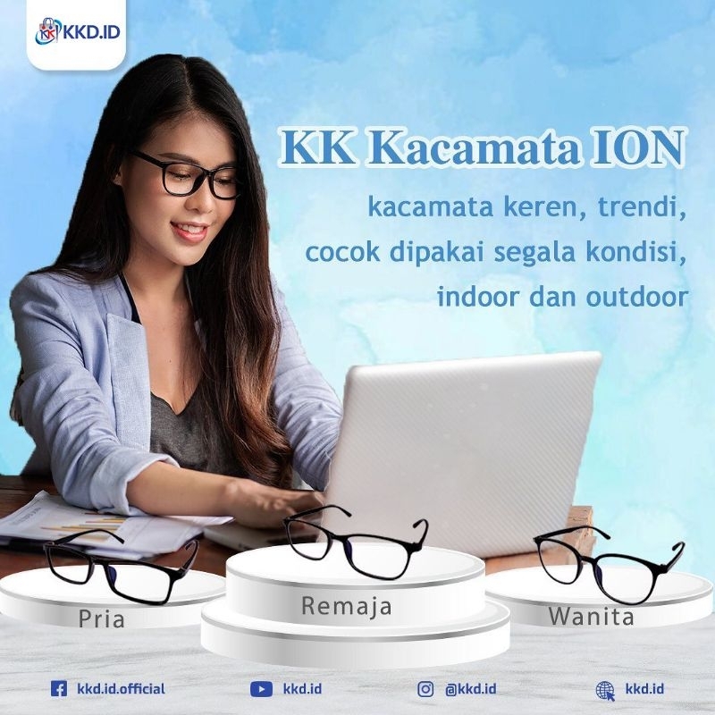 Promo KK KACAMATA ION REMAJA ORI KK INDONESIA