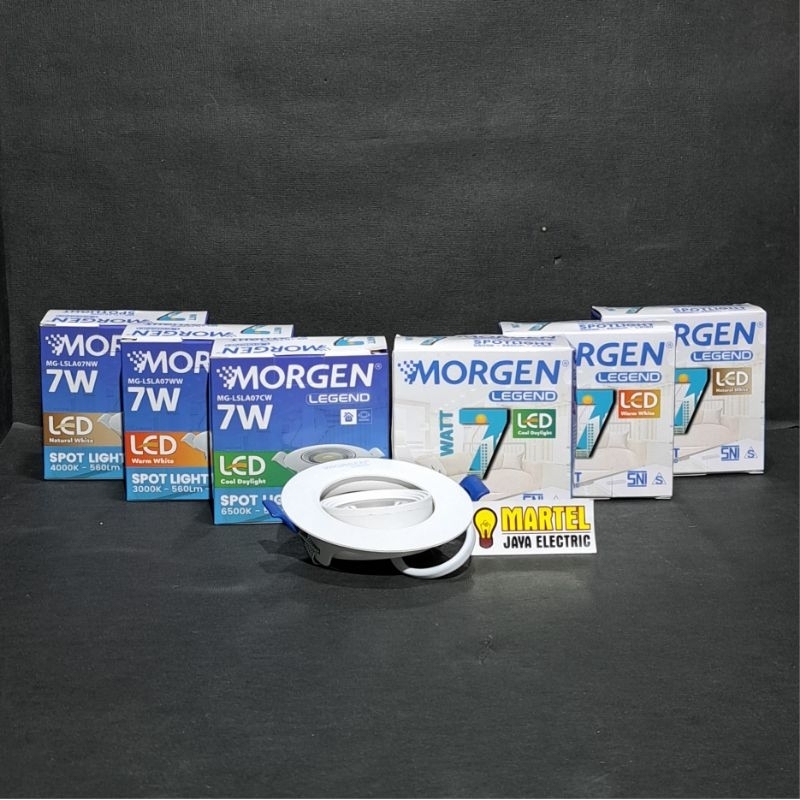 Led spotlight MORGEN 7Watt 3000k/4000k/6500k