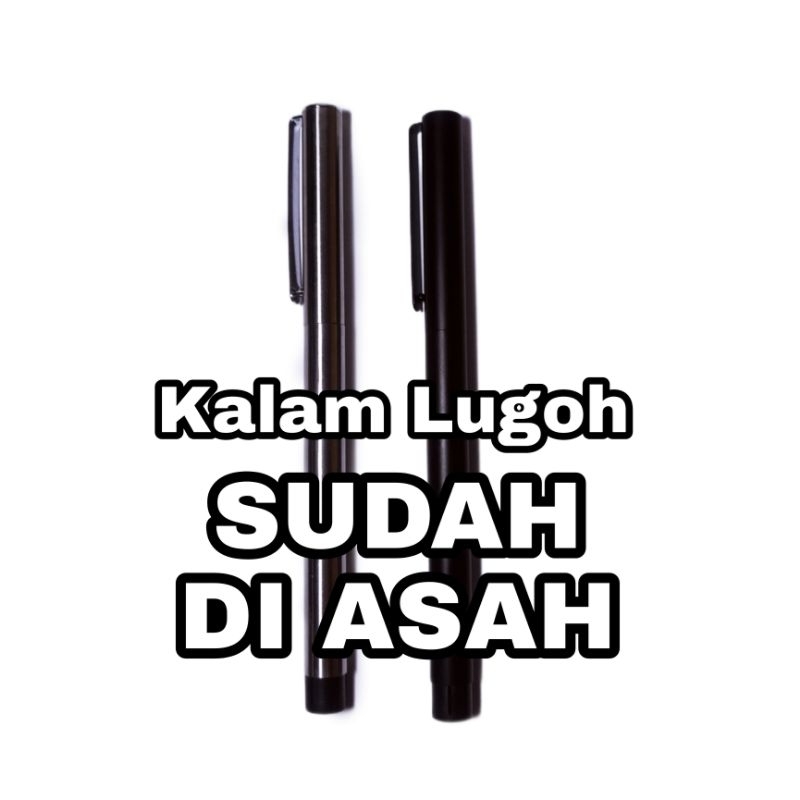 Kalam Tutul/Kalam Logat/Pena Logat/Fountain Pen sudah di asah (PREMIUM)