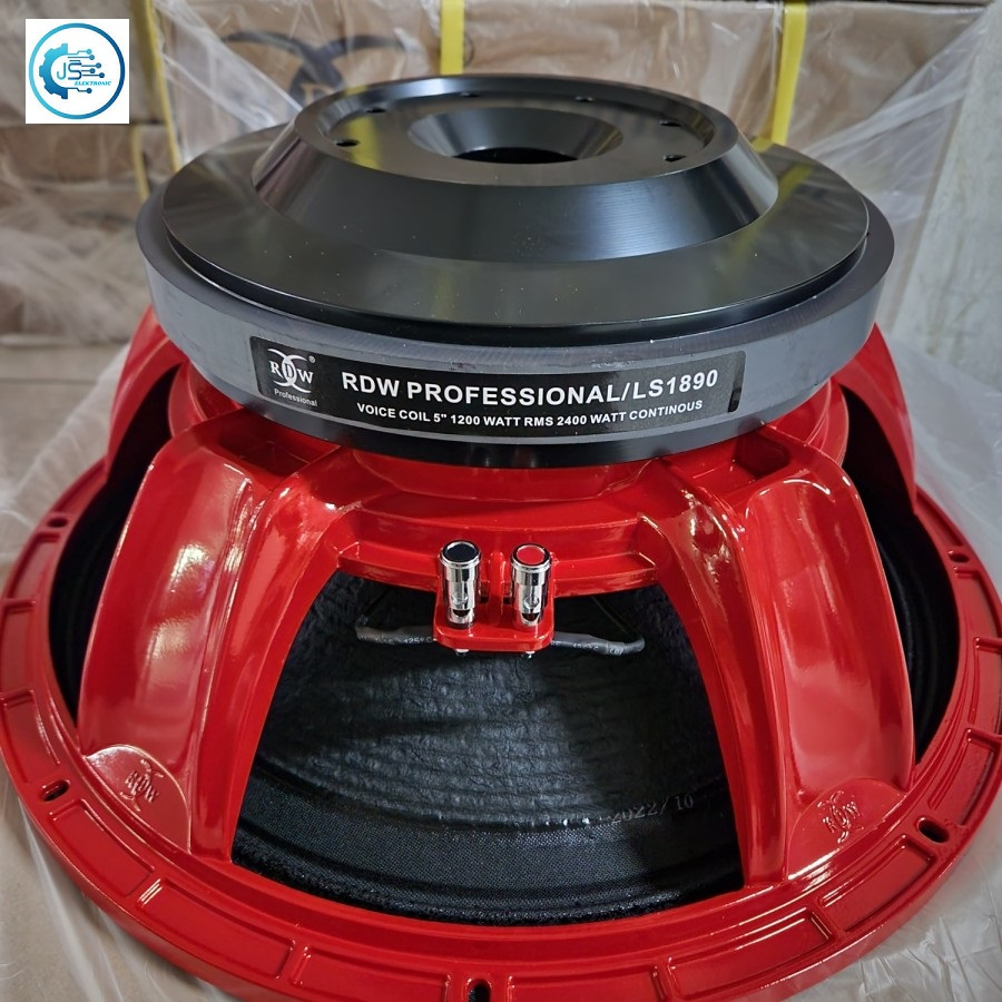 speaker komponen rdw 18ls1890 ls 1890 18inch coil 5in original
