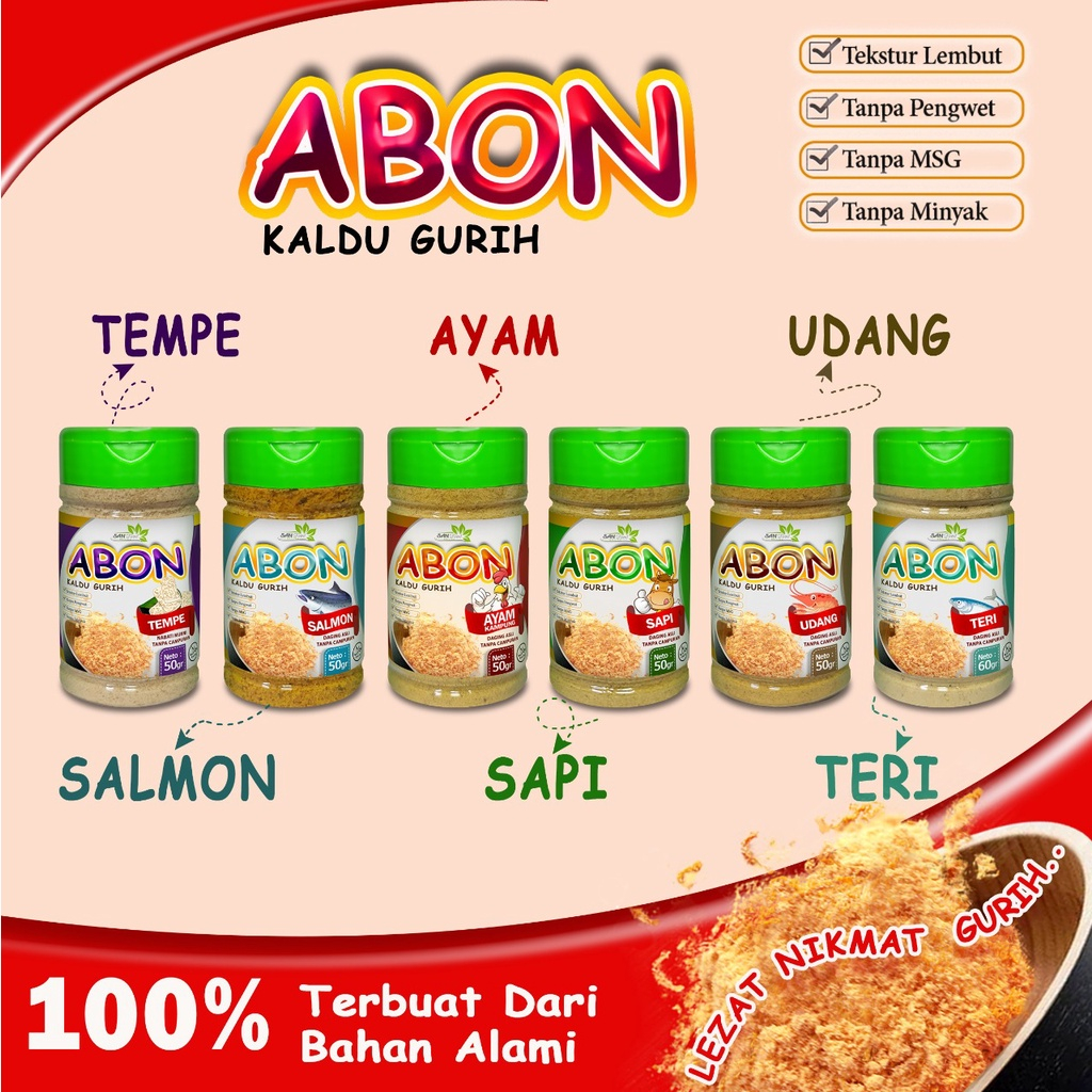 

SANFOOD Abon Kaldu ASLI Gurih ABON Kaldu NON MSG, NON PENGAWET, Tanpa Minyak