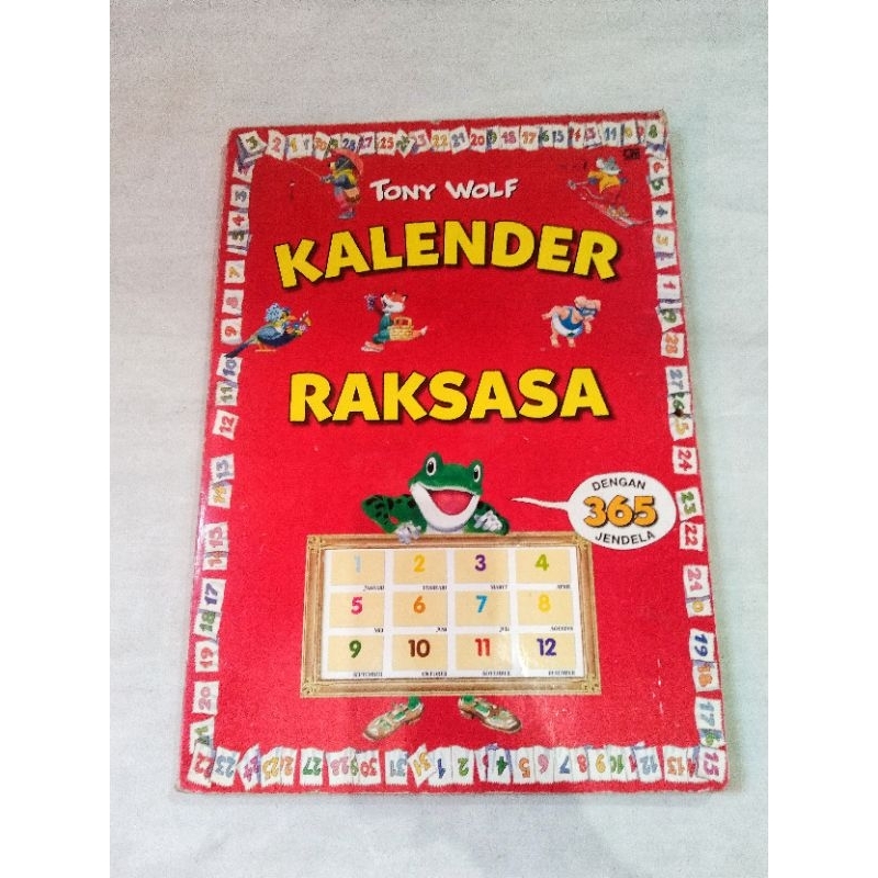 buku kalender raksasa tony wolf