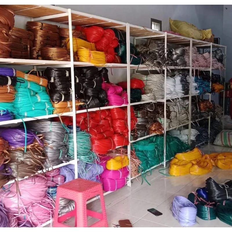 Ready Stock Bahan jali premium tas anyaman plastik Per 35 meter
