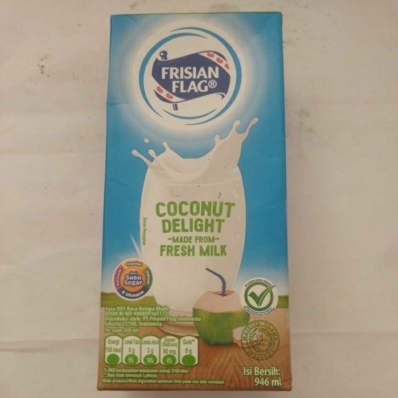 

946 ml. susu FRISIAN FLAG. Coconut Delight