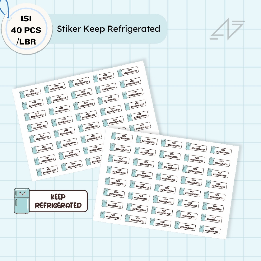 

Sticker Keep Refrigerated Stiker Simpan Dalam Kulkas Bahan Waterproof