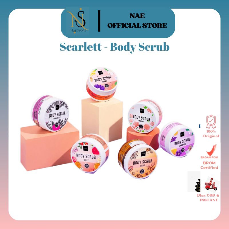 SCARLETT - Body Scrub | Ekspoliasi | Scrub