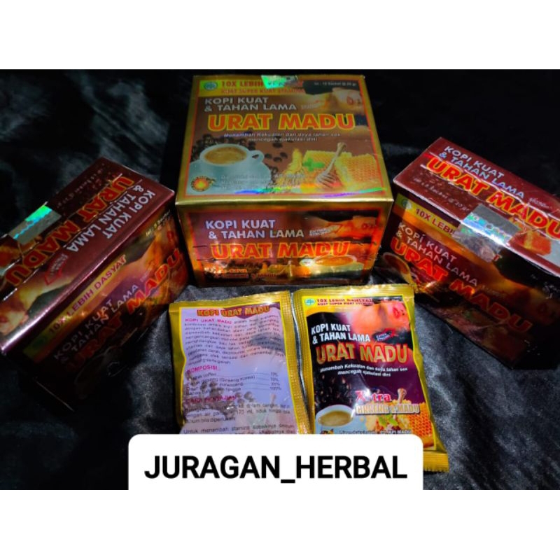 

KOPI URAT GINGSENG PLUS MADU ISI 10 SACHET