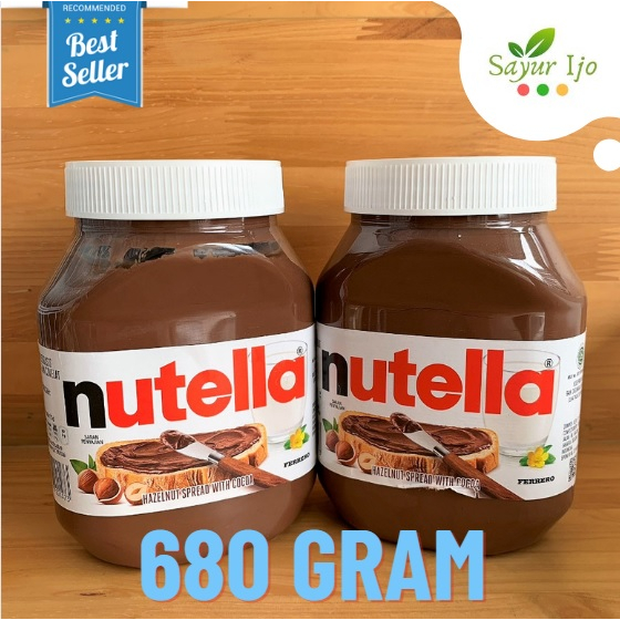 

Nutella Ferrero Chocolate 680 Gram Selai Roti Kacang Hazelnut & Coklat